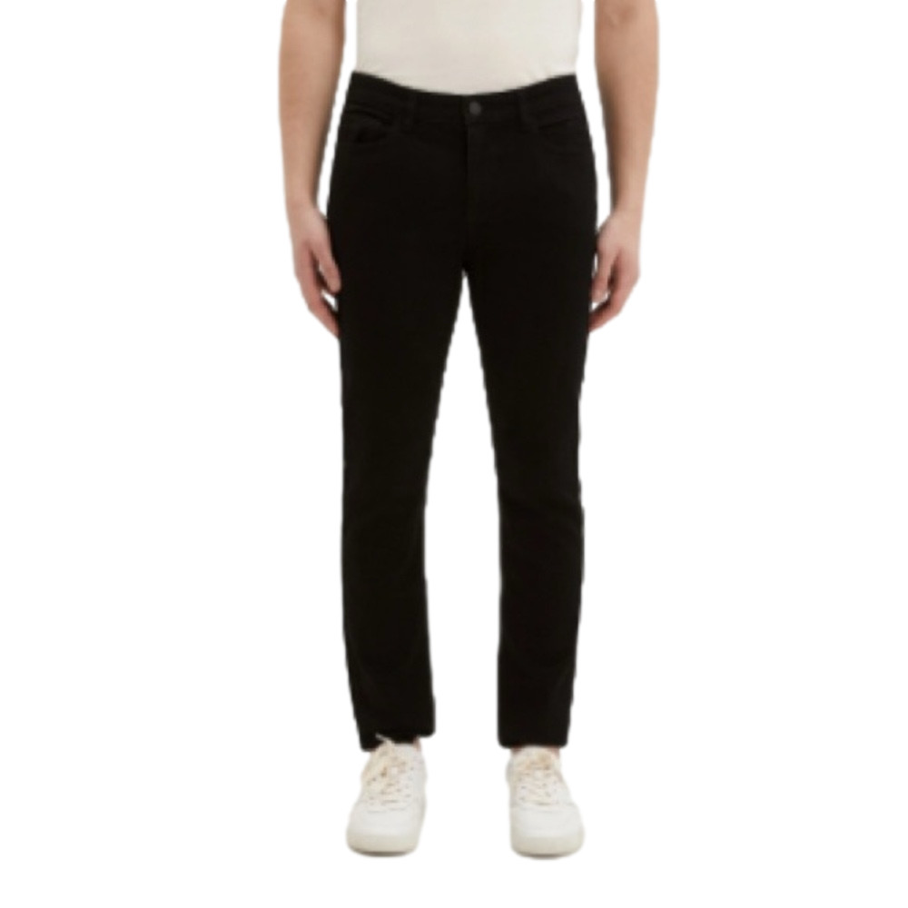 Frank & Oak Black Slim Straight Jeans